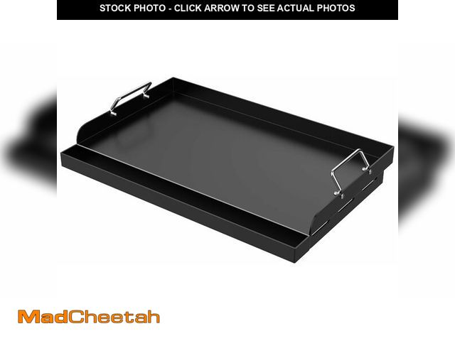 Lot 74-12864064 - MixRBBQ 25" x 16" Nonstick Carbon Steel Griddle for Gas Grill Ã¢â¬â Heavy-Duty Flat Top Griddle I...