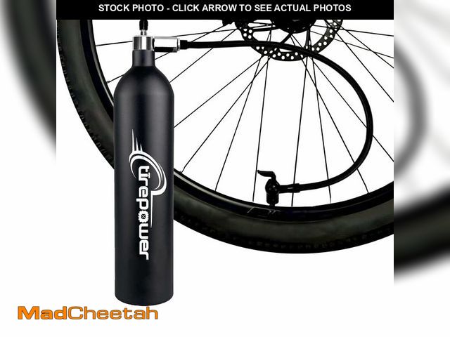 Lot 74-12710899 - Ctrepower Tubeless Tire Inflator, 1.3L Large Capacity Bicycle Tyre Booster Pump for Tubeless Tire Se...