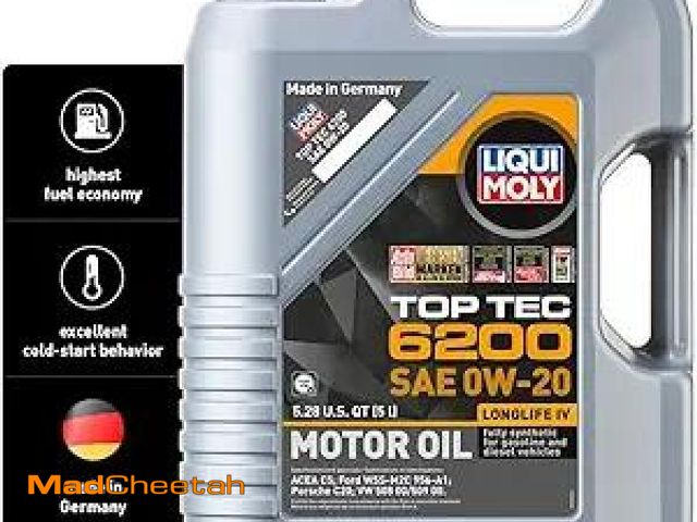 Lot 74-12127792 - LIQUI MOLY Top Tec 6200 SAE 0W-20 | 5 L | Fully synthetic engine oil | SKU: 20238 - UNUSED