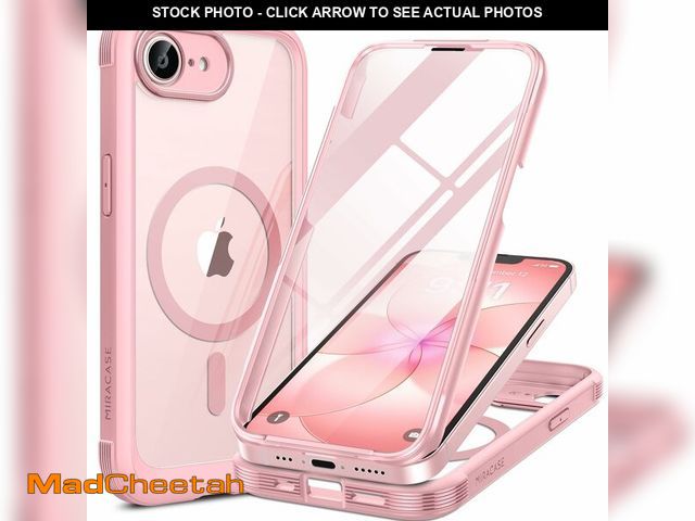 Lot 74-14211331 - Miracase for iPhone 17e Case &amp; iPhone 16e Case, Full-Body Phone with Built-in Glass Screen Prote...
