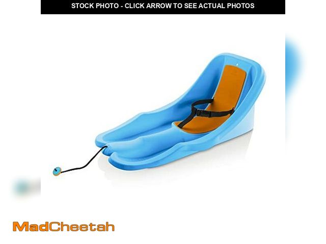 Lot 74-12695607 - Gizmo Riders Baby Rider, Toddler Sled - 3-Point Harness, Anti-Slip Seat, Retractable Tow Strap, Dura...