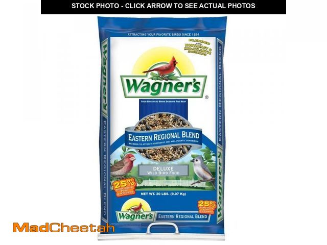 Lot 74-12151005 - Wagner's Eastern Regional Blend Deluxe Wild Bird Food, 20-lb Bag - UNUSED
