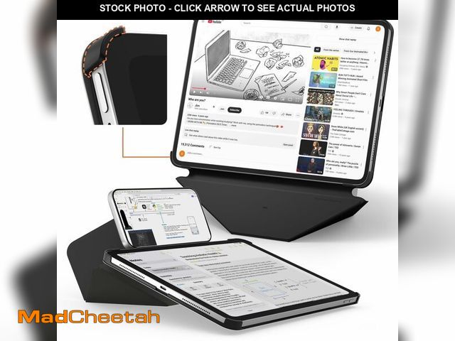 Lot 74-13717535 - MOFT Dynamic Folio Case Stand for iPad Pro 13 inch (M5 2025 / M4 2024), Protective Tablet Cover, Sil...