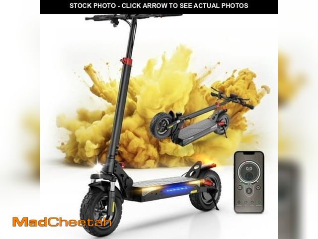Lot 74-12377643 - Rolldustry R9 Electric Scooter for Adults  1000W 10  Tire  Max 28 Mph &amp; 28 Miles Range Off-road ...
