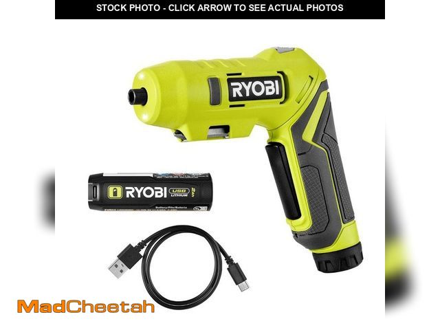 Lot 74-12794213 - RYOBI USB Lithium Screwdriver Kit with 2.0 Ah USB Lithium Battery and Charging Cable - UNUSED