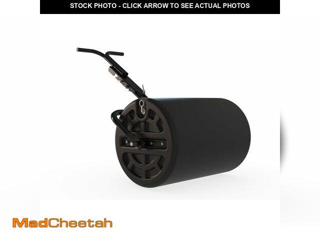 Lot 74-13788693 - (MISSING HARDWARE) gri-Fab 45-0610 18" x 24" Tow Behind Poly Lawn Roller 250 lbs Weight with Water, ...