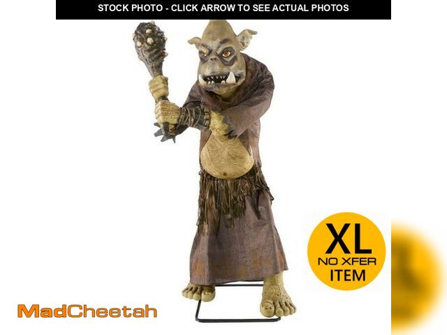 Lot 74-12771683 - 8ft.Gruesome Grounds Giant-Sized Animated LED Tumble the Troll H11 - UNUSED