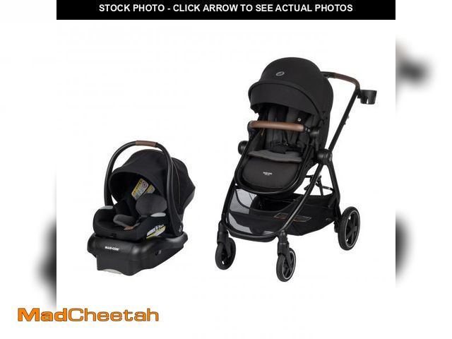 Lot 74-12134812 - Maxi-Cosi ZeliaÃ¢âÂ¢ Luxe 5-in-1 Modular Travel System in New Hope Black - UNUSED