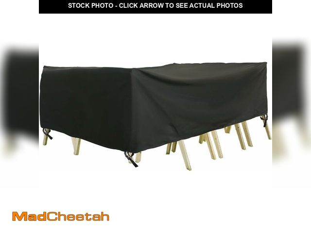 Lot 74-13836001 - Jssunday Outdoor Furniture Covers, Rectangular patio table cover, Waterproof for Outdoor patio set c...