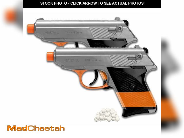 Lot 74-14215001 - Walther TPH 6mm BB Pistol Airsoft Gun 2-Pack Kit, SB199 Compliant - USED