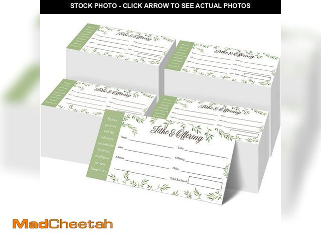 Lot 74-12718947 - Woanger 1000 Count Church Offering Envelopes Tithe Donation My Offering Bill Size Envelope Checks an...