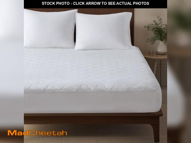 Lot 74-12442333 - Sleep Philosophy Twin Mattress Pad, Cotton Mattress Protector Classic Cloud Quilted Bed Cover, All N...