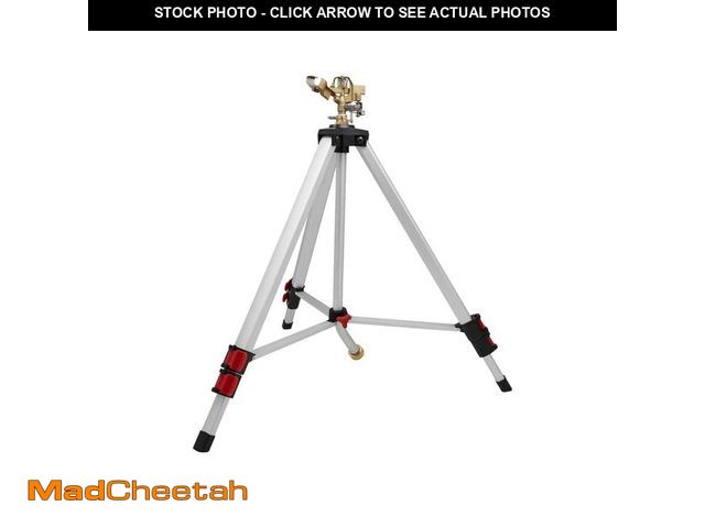 Lot 74-12584794 - *DIRTY/SCRATCHED* Husky Metal Pulsating Sprinkler with Tripod 10507HDDI *DIRTY/SCRATCHED*  - USED