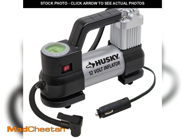 Lot 74-12675822 - Husky 12-Volt Corded Electric Inflator - UNUSED