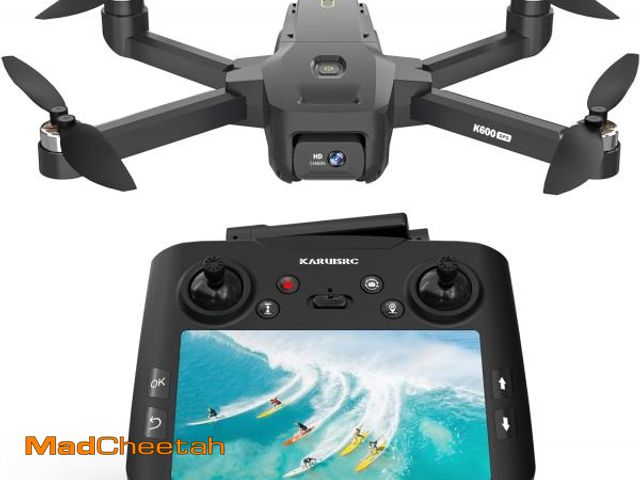 Lot 74-12326891 - *SEE DETAILS* GPS Drone with Camera 4.5 HD Screen Remote for Adults Beginners,FPV Drone Professional...