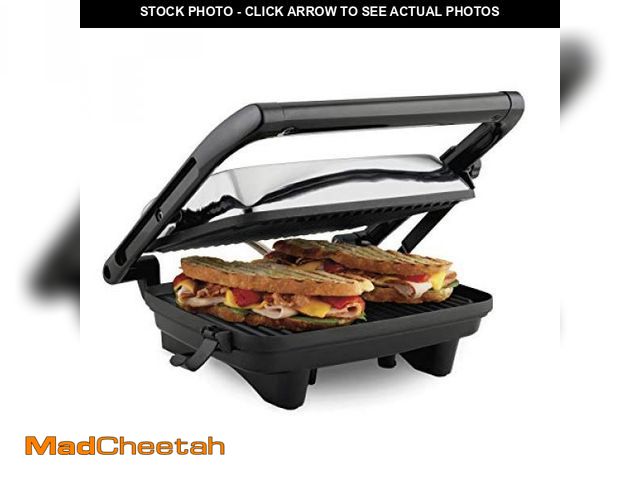 Lot 74-11550834 - Hamilton Beach Panini Press Sandwich Maker &amp; Electric Indoor Grill with Locking Lid, Opens 180 D...