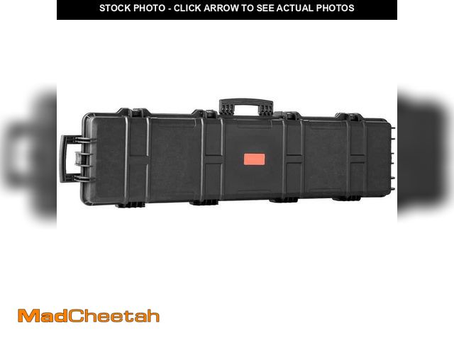 Lot 74-12558810 - SKYSHALO Rifle Case, with 3-Layers Fully-protective Foams, 54.3 in. Black Backpack, IP67 Waterproof ...