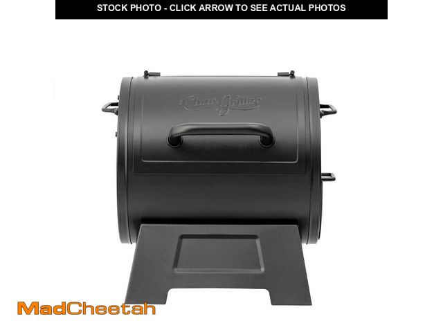 Lot 74-12787765 - Char-Griller Portable Charcoal Grill or Side Fire Box with Adjustable Air Vents, Heavy Duty - Black ...