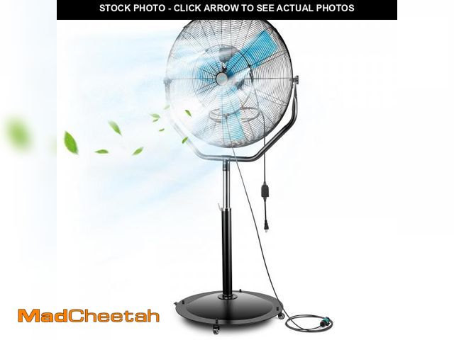 Lot 74-12430263 - pasapair 8160 CFM 30" High Velocity Outdoor Misting Fan, Standing Fans for Patio Waterproof, Cooling...