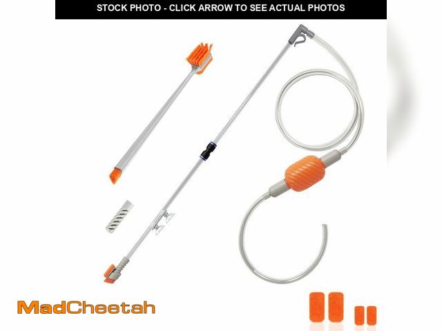 Lot 74-14332267 - Carefree Fish Aquarium Siphon Vacuum Water Changer Kit for 1~10Gal Tank with 6Ft Water Hose Gravel C...