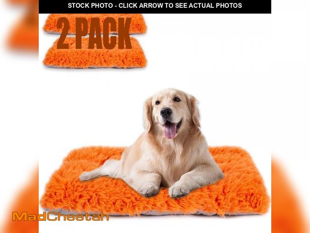 Lot 74-12309743 - Machine Washable Dog Bed, Deluxe Plush Dog Crate Pad and Cat Bed, Anti-Slip Bottom Kennel Pad Mat, F...
