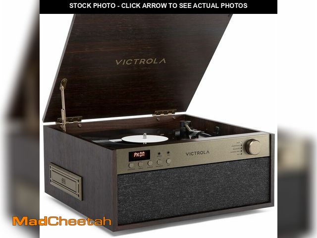 Lot 74-14307606 - Victrola Century Essential - 5-in-1 Record Player - Espresso - UNUSED