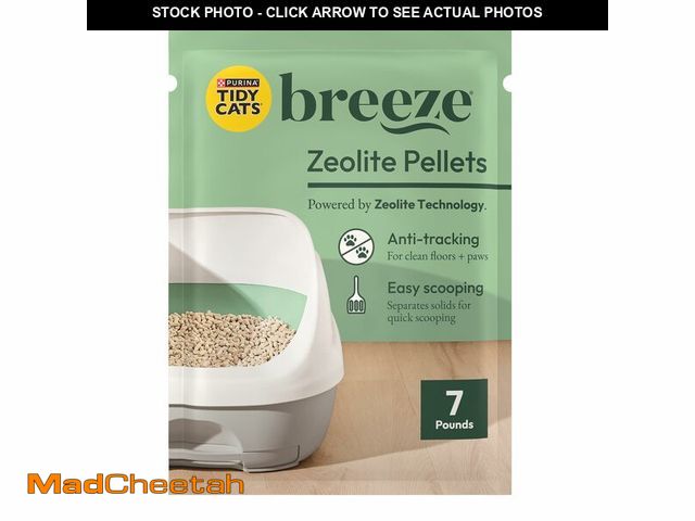 Lot 74-13800662 - Purina Tidy Cats Litter Pellets, Breeze Refill Litter Pellets in Recyclable Box - (4) 7 lb. Bags - U...