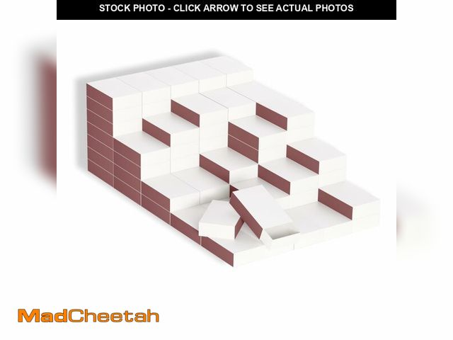 Lot 74-13951912 - LONGIM 100pcs Blank Matches Boxes for DIY Craft, 2.28x1.41x0.59in White Small Storage Container Bulk...