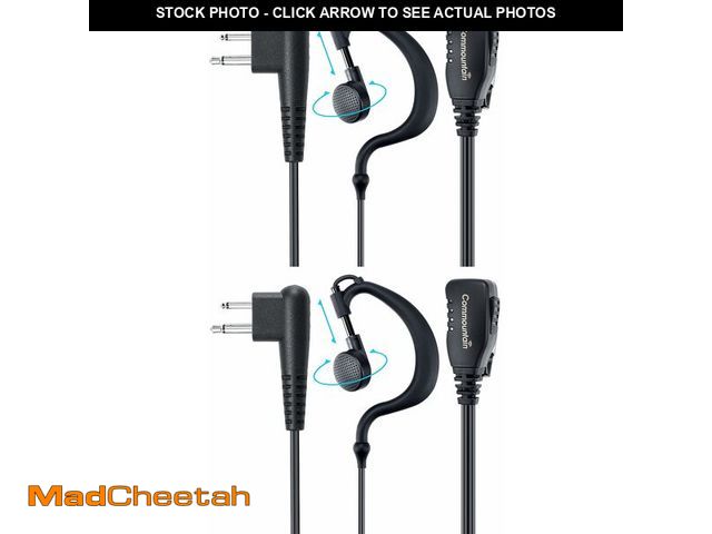 Lot 74-14207509 - commountain CP200D CLS1410 Earpiece Compatible for Motorola Radios R2 CLS1110 CP100D CP200 CP185 BPR...