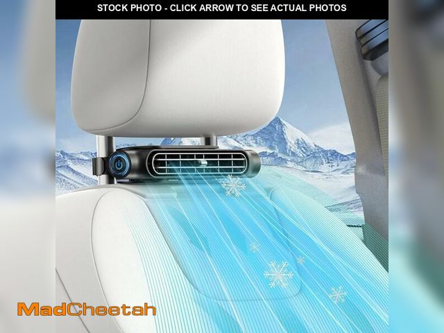 Lot 74-14378968 - Car Seat Fan for Driver &amp; Backseat - 2026 Upgraded Mini Portable USB Back Cooling Fan Kids Baby ...