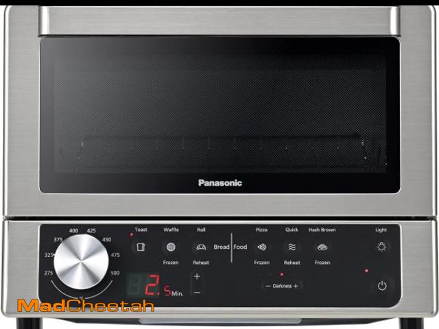 Lot 74-12097337 - Panasonic FlashXpress Toaster Oven Countertop, 4-Slice Compact Size w/Double Infrared Heating, PFAS-...