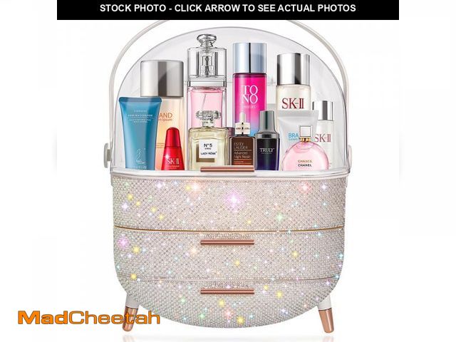 Lot 74-12052601 - Teen Girls Gift Makeup Organizer,Skincare Organizer Jewelry Storage,Cosmetics Storage and Display Ca...