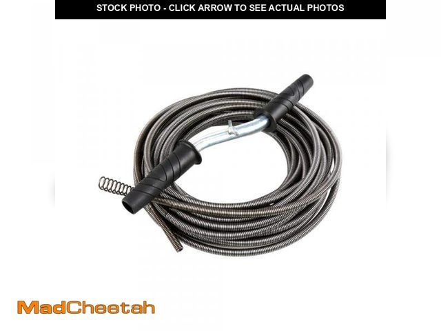 Lot 74-12410283 - Husky 1/2 in. x 50 ft. HeavyÃ¢â¬âDuty Manual Drain Auger for Clogged Sink, Shower and Floor Drain...