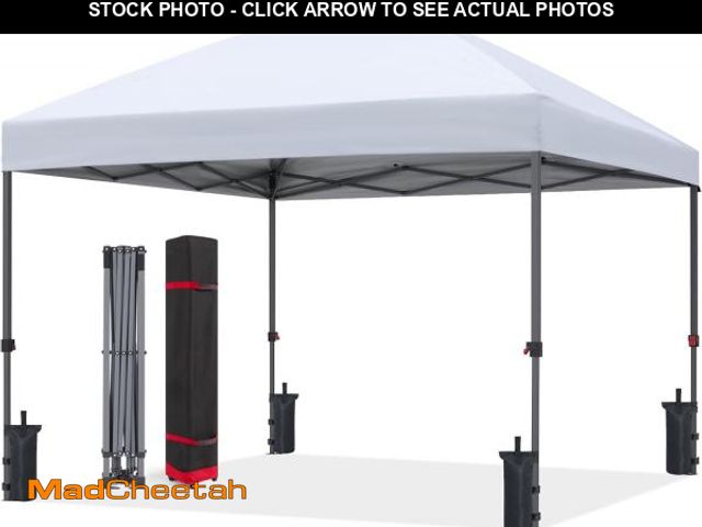 Lot 74-12482144 - Abccanopy 10 Ft X 10 Ft Easy Pop Up Outdoor Portable Instant One Push Function Canopy Tent With Air ...