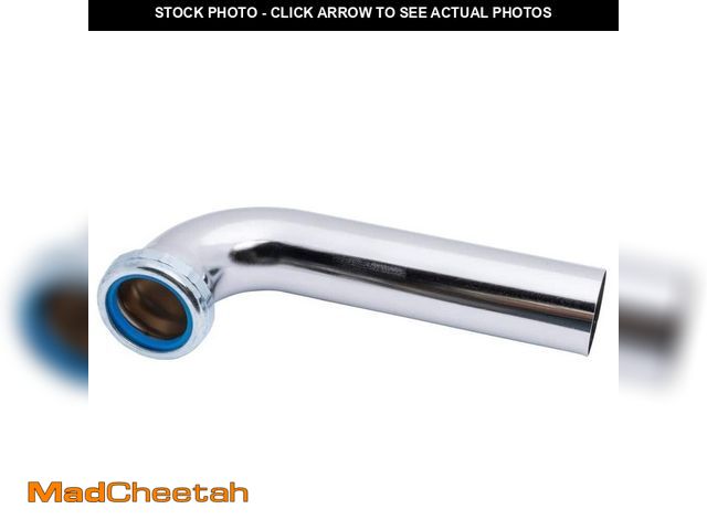 Lot 74-12778762 - Dearborn Brass 1-1/2 in. x 7 in. Chrome-Plated Brass Slip-Joint Sink Drain Outlet Waste Arm - UNUSED