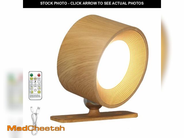 Lot 74-13965552 - SOUDFK Rechargeable Wall Sconce with Remote &amp; Touch, 360ÃÂ° Rotatable Battery Operated Wall Lig...