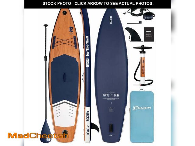 Lot 74-13043934 - EGGORY Inflatable Paddle Boards 11ft Stand up Paddle Boards with Premium SUP Paddle Board Accessorie...