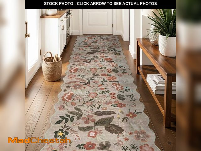 Lot 74-14378902 - BYYVOO Carpet Runners for Hallway 12ft: 3X12 Washable Non Slip Rug Brown - UNUSED