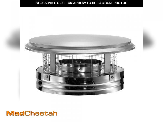 Lot 74-12491862 - DuraVent DuraPlus All-Fuel Chimney 6in. Diameter Chimney Cap - UNUSED
