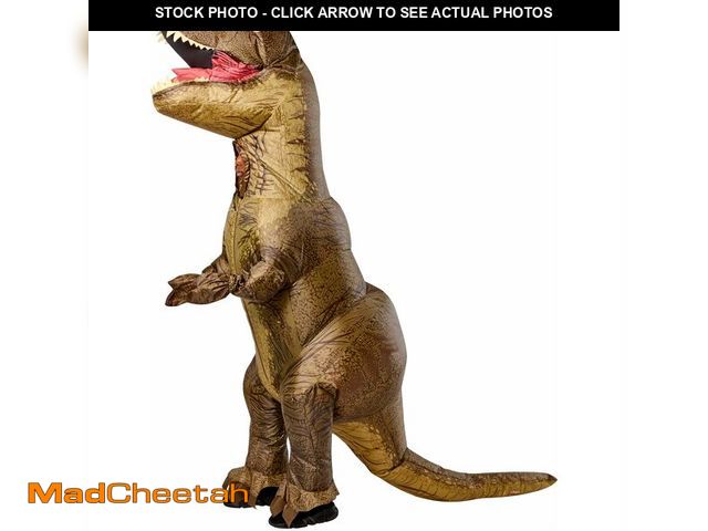 Lot 74-12858123 - Rubies Jurassic World: T-Rex Inflatable Costume for Kids, Unisex One Size - USED