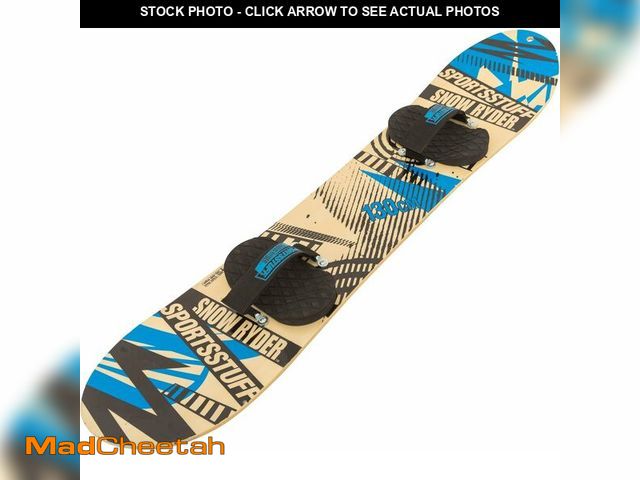 Lot 74-14067631 - SportsStuff Snow Ryder 130 cm, Beginners Board, Hardwood Construction, Easy Adjustment, Blue - UNUSE...