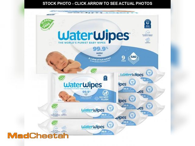 Lot 74-12122969 - WaterWipes Original Baby Wipes, 99.9% Water, 3-In-1 Cleans, Cares, Protects, Unscented &amp; Hypoall...