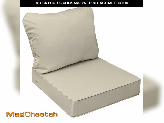 Lot 74-14264085 - AAAAAcessories Outdoor Seat Cushions for Chairs, Fade-Resistant, Waterproof Patio Furniture Replacem...