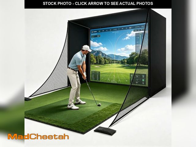 MadCheetah.com - Lot 74-14977093 - ORIENGEAR 10x8 Ft Golf Simulator ...
