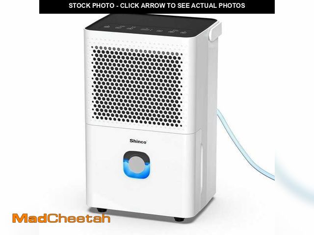 Lot 74-12783343 - 30 pt. 1,500 sq.ft. Dehumidifier in. White with Auto Defrost, Quietly Remove Moisture, Activated Car...