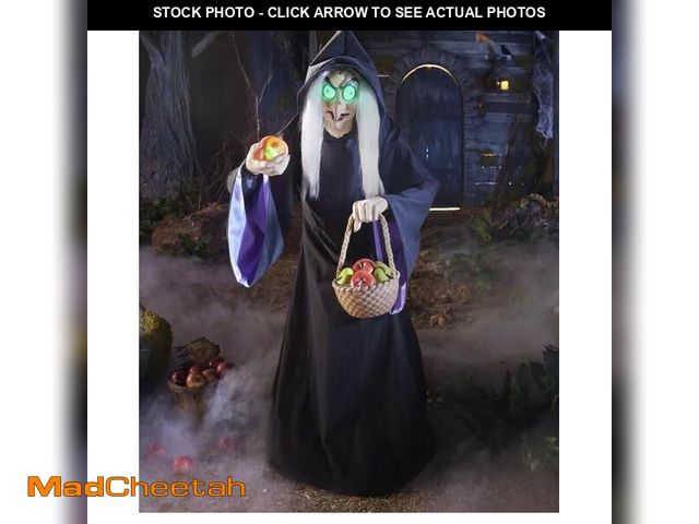 Lot 74-12830834 - 5.5 ft. Animated LED Evil Queen - UNUSED