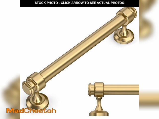 Lot 74-12709088 - Amerdeco 10 Pack Champagne Bronze Cabinet Pulls 5 Inch Hole Centers Cabinet Handles for Kitchen Cabi...