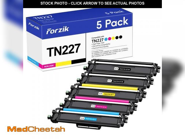 Lot 74-11557736 - TN 227 Toner Cartridge Replacement for Brother TN227 TN223 Toner Compatible for MFC-L3770CDW MFC-L37...