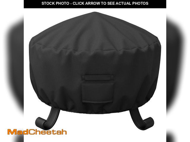 Lot 74-11556513 - SHINESTAR 36 Inch Round Fire Pit Cover, Fits 30-36'' Wood Burning Fire Pit for Bali Outdoors, Sunnyd...