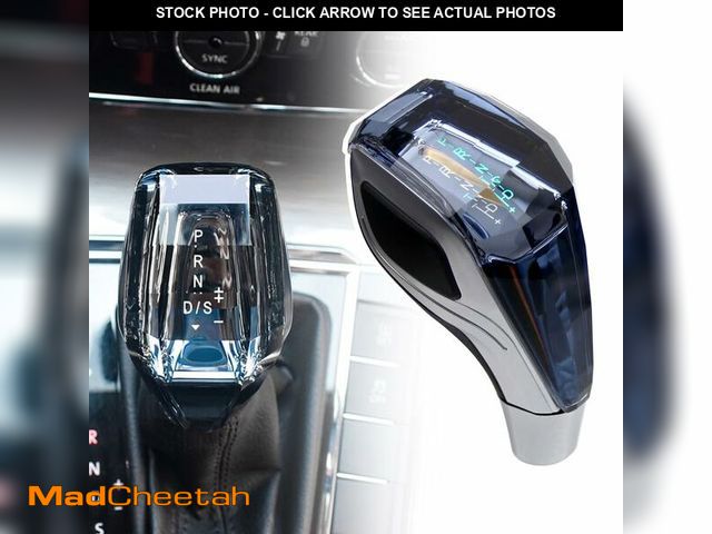 Lot 74-14301785 - RULLINE Touch-Activated LED Illuminated Crystal Gear Shift Knob Compatible with Most Cars Without Bu...